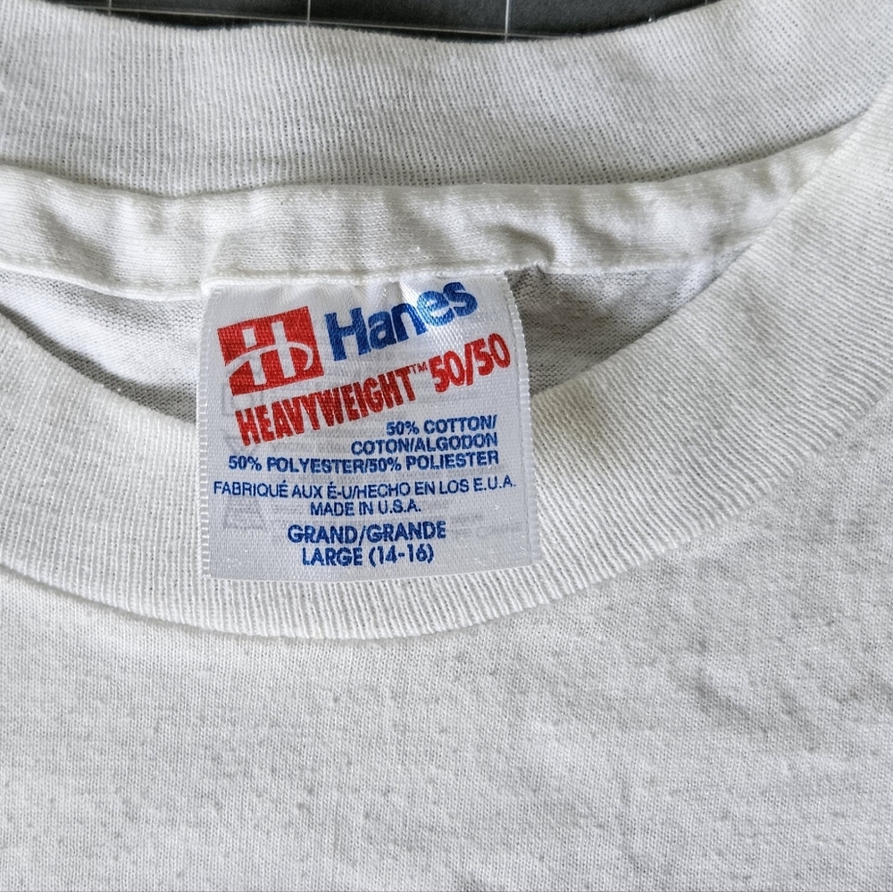 1994 McDonald's x The Flintstones Movie White Graphic Short-Sleeve T-Shirt - Picture 4 of 6